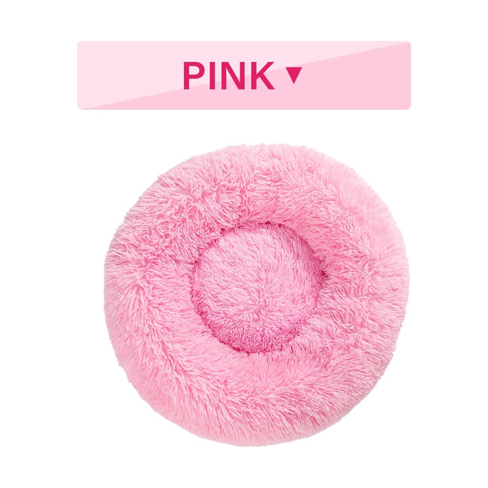 Warm Plush Calming Pet Bed
