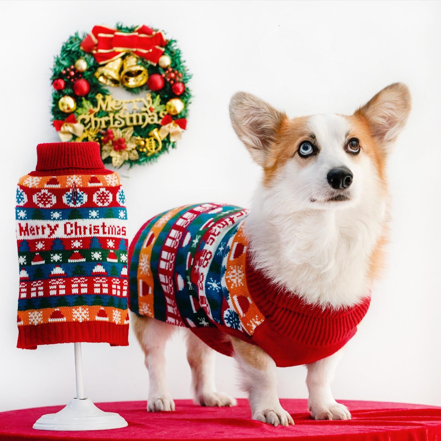 Santa Paws Holiday Dog Sweater