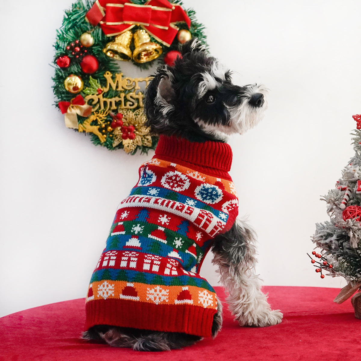 Santa Paws Holiday Dog Sweater