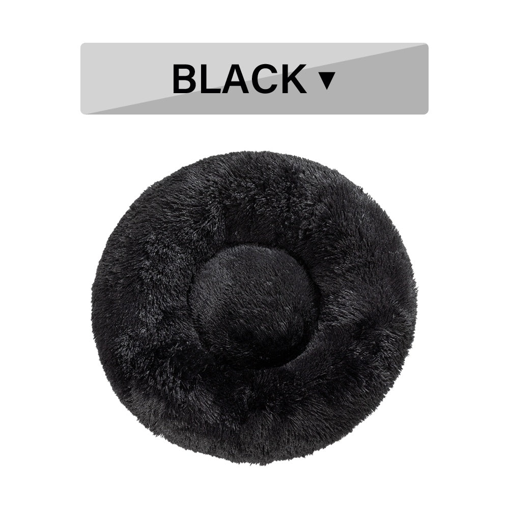 Warm Plush Calming Pet Bed