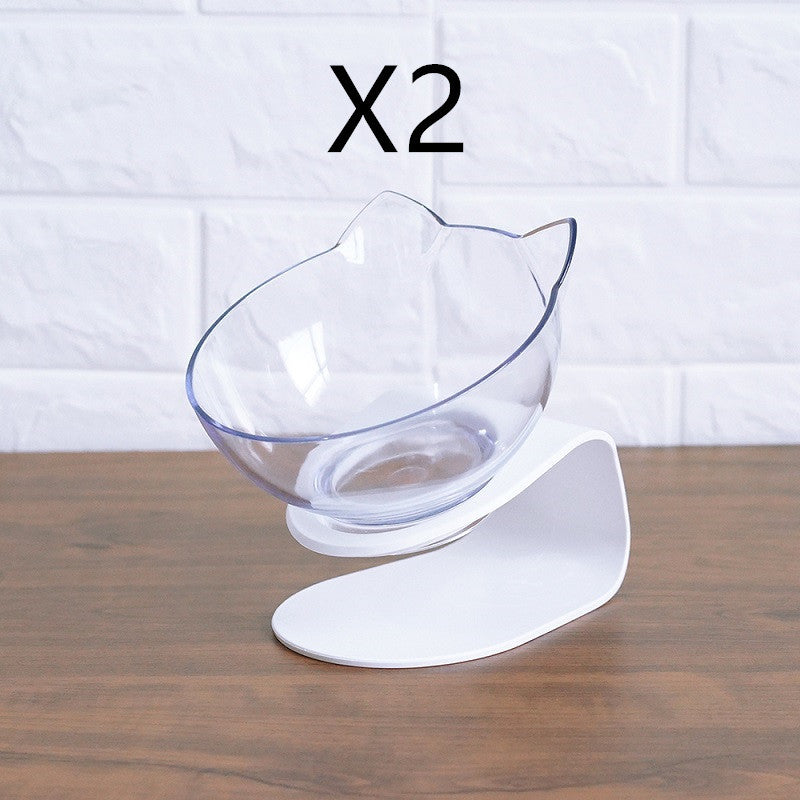 Raised Double Cat Bowl Feeder