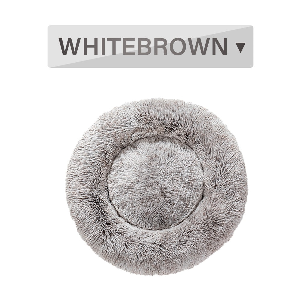 Warm Plush Calming Pet Bed