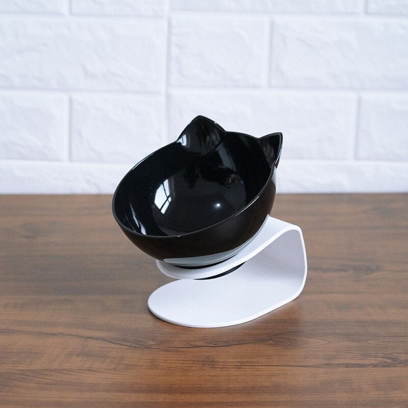 Raised Double Cat Bowl Feeder