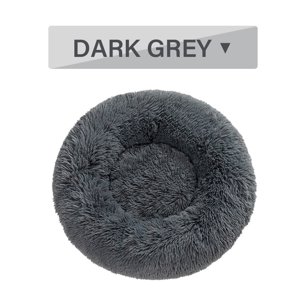 Warm Plush Calming Pet Bed