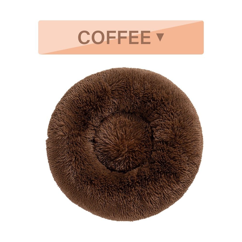 Warm Plush Calming Pet Bed
