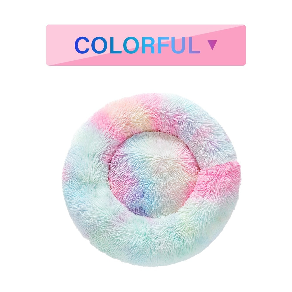 Warm Plush Calming Pet Bed