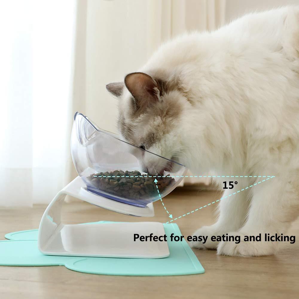 Raised Double Cat Bowl Feeder