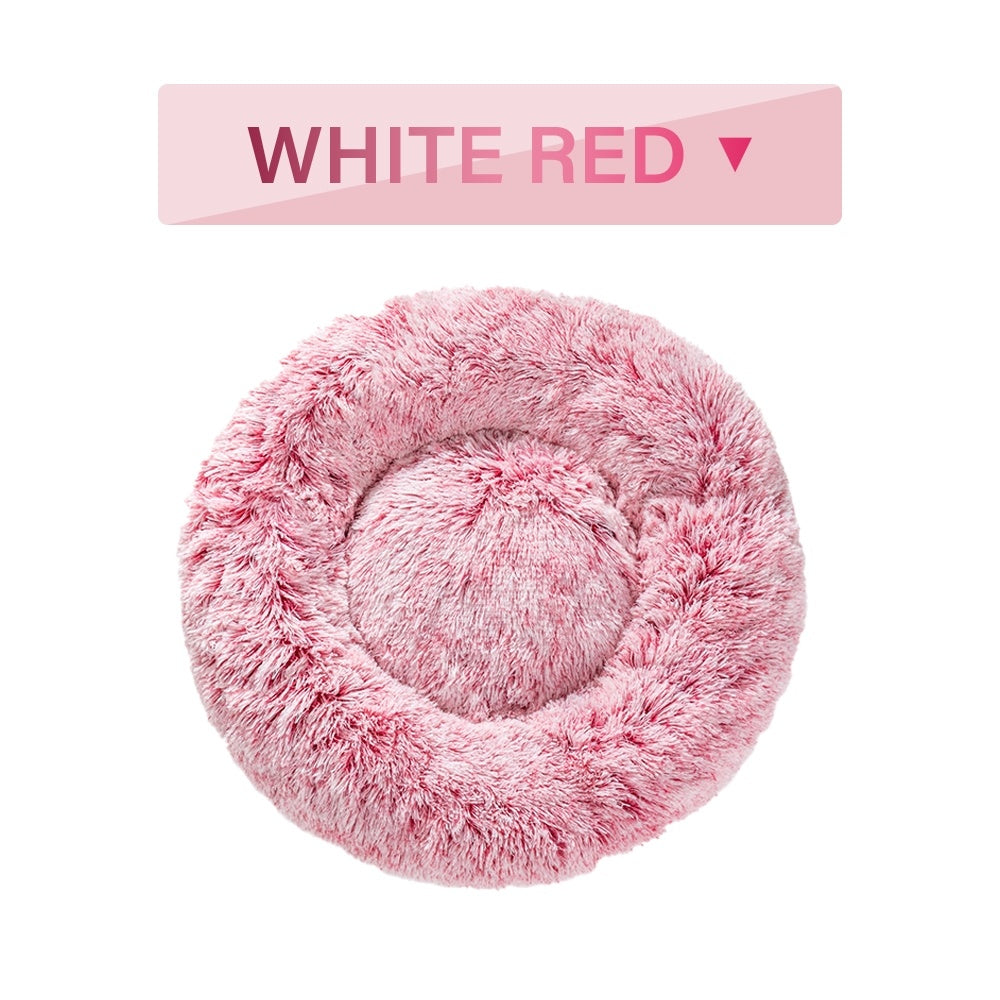 Warm Plush Calming Pet Bed