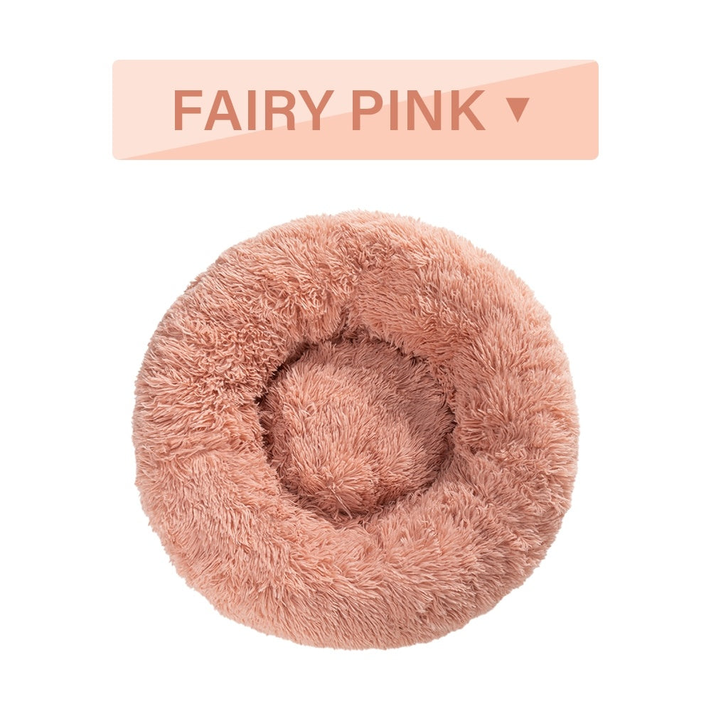 Warm Plush Calming Pet Bed