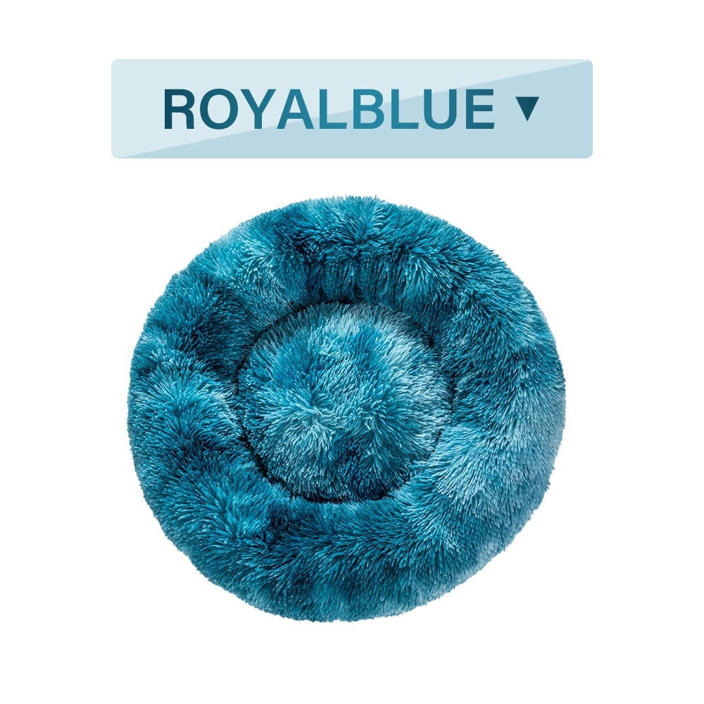 Warm Plush Calming Pet Bed
